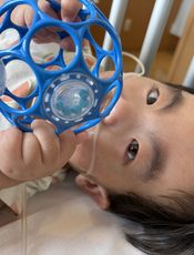 入院5日目、鼻の通りは良好に